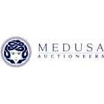 Medusa logo wit